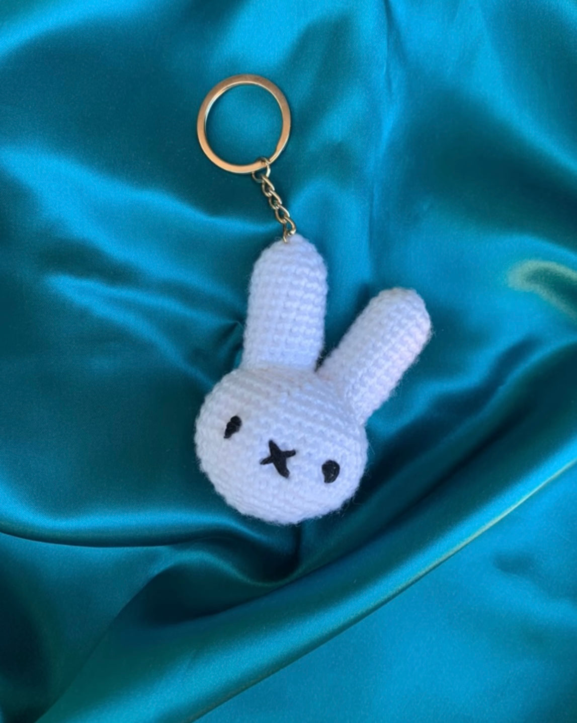 Cute Crochet Rabbit Keychain