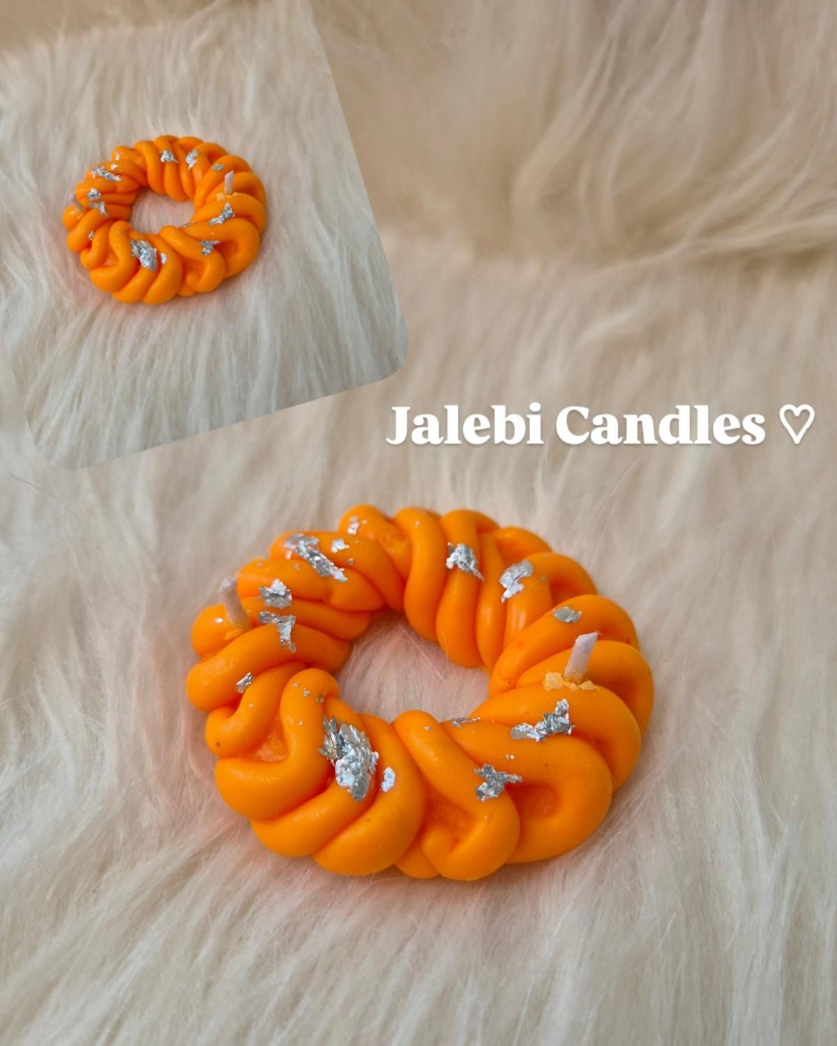 Imarti/Jalebi Shape Diwali Candles