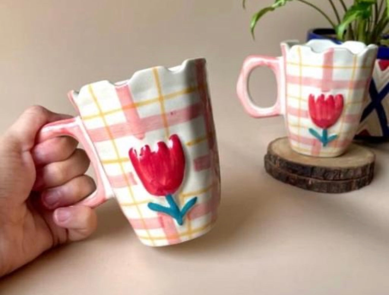 Peppy Tulip Mug - Set of 2