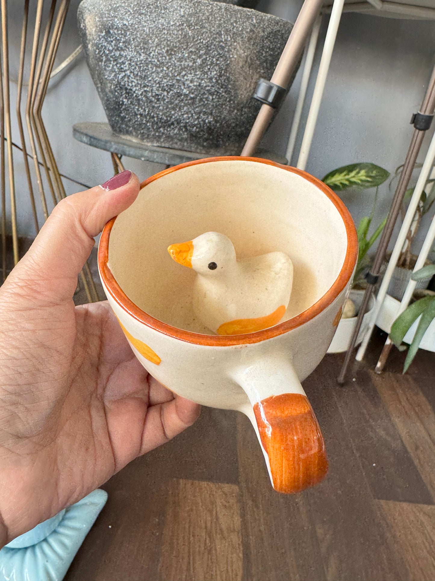 Adorable Duck Inside Mug