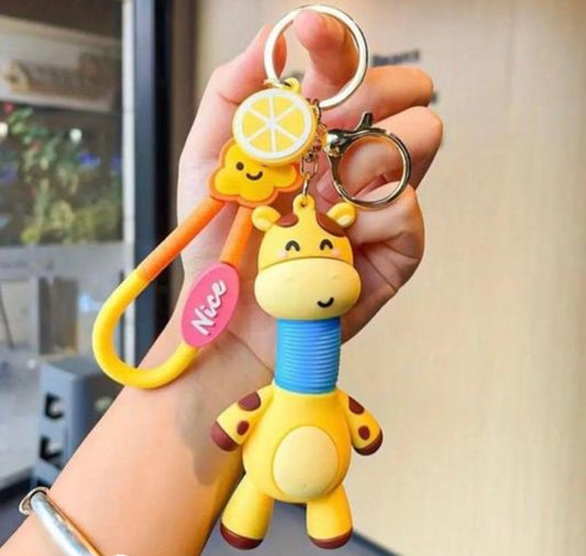 Cute Expandable Neck Animals Keychain