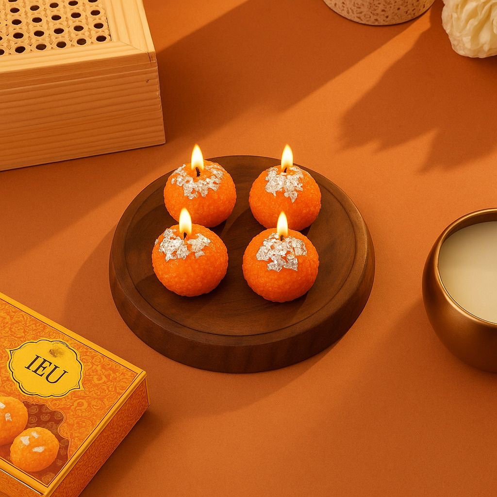 Motichoor Laddoo Candles