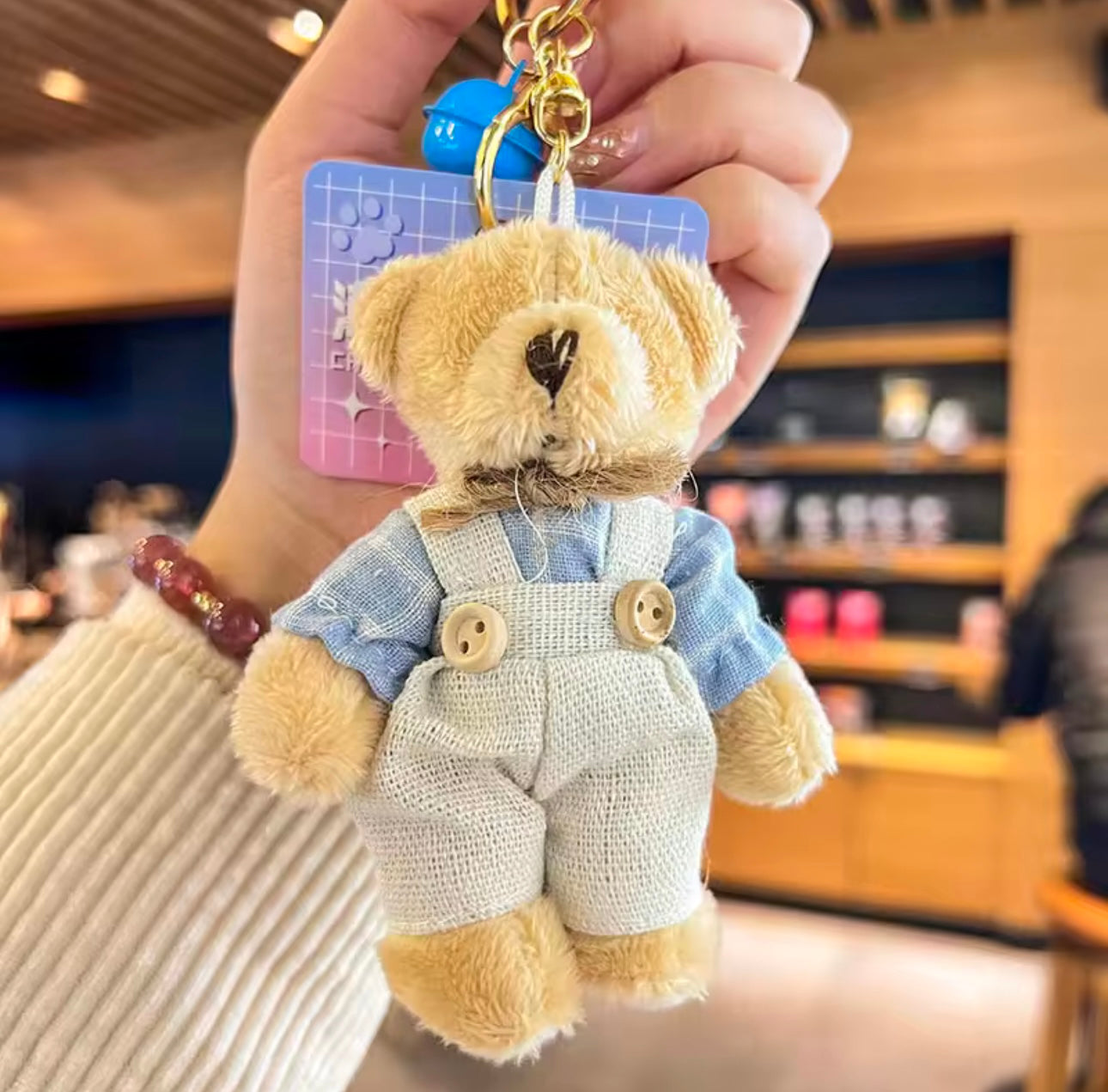 Exclusive Teddy Bears with Cute Outfits Keychains