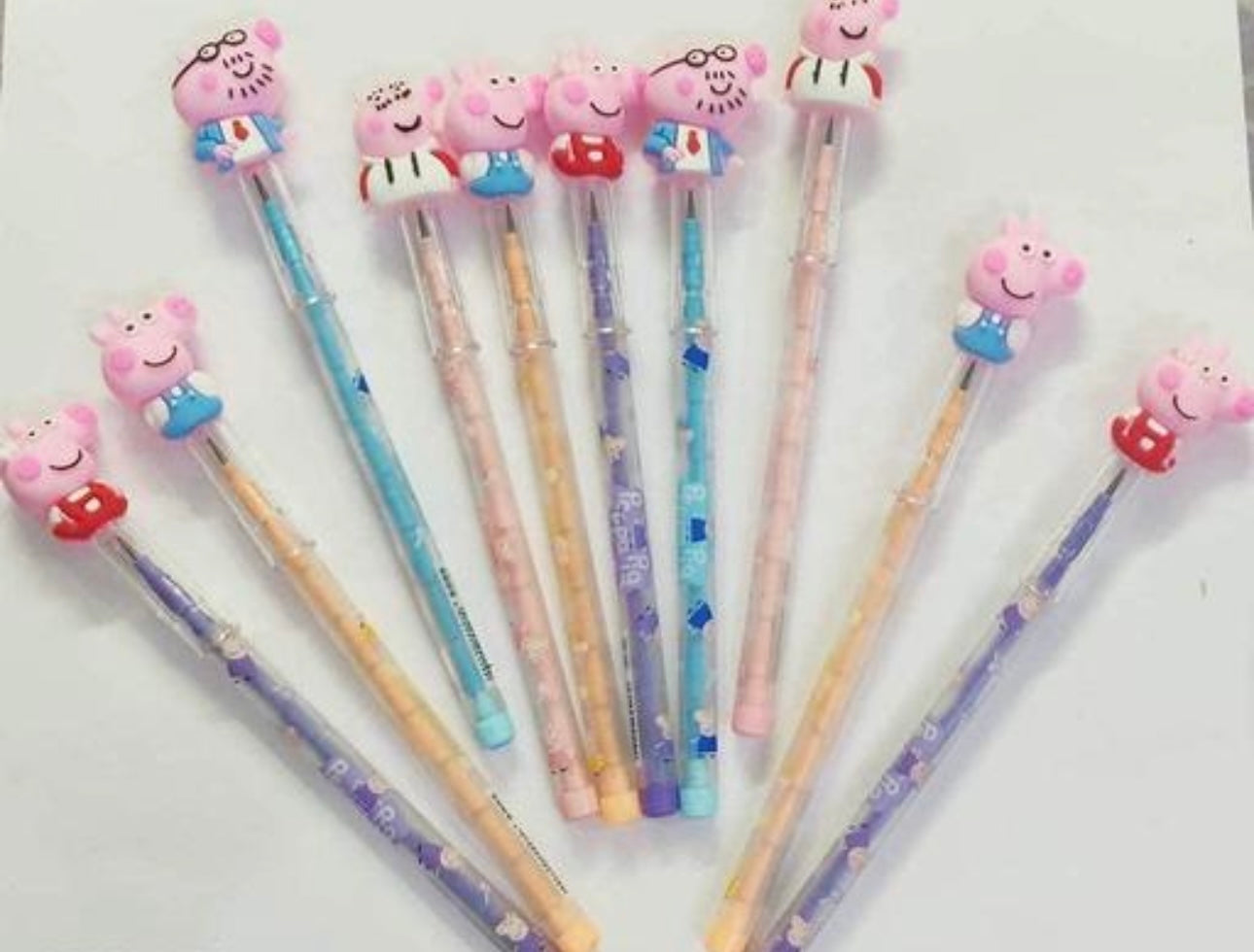 Exclusive Peppa Pig Family Pencil Set of 4