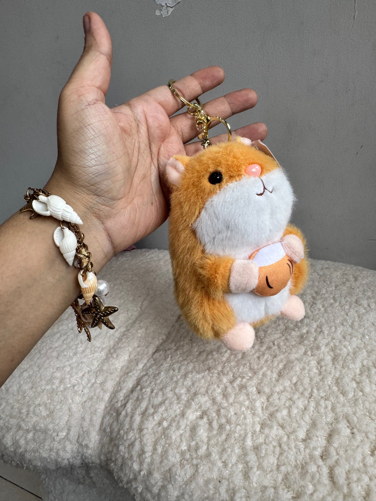 Cute Guinea Pig Plushy Keychain/Bag Charm