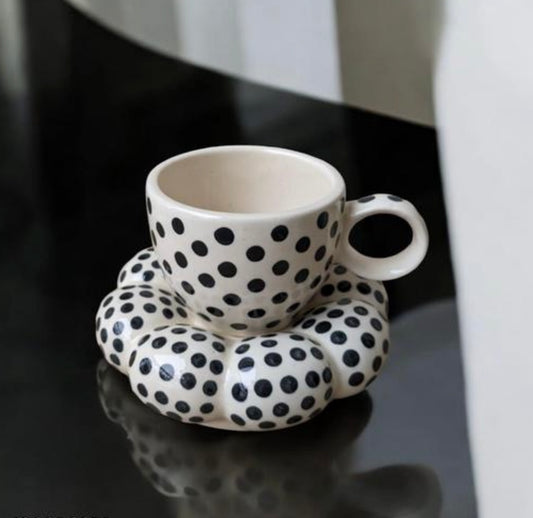 Bubble Mug with Saucer Set