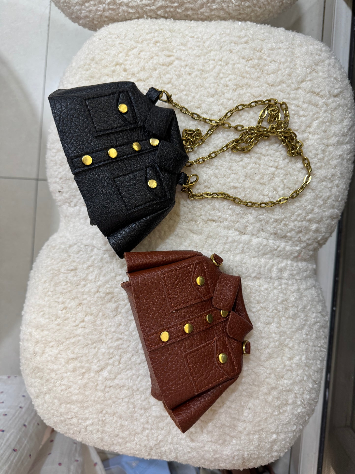 Exclusive Mini Shirt Shape Sling Bag | Jacket Shape Statement Bag