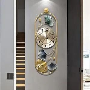 Modern Metal Wall Art Clock