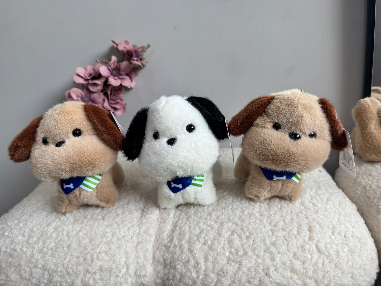 Plush Puppy Keychain/Bag Charm
