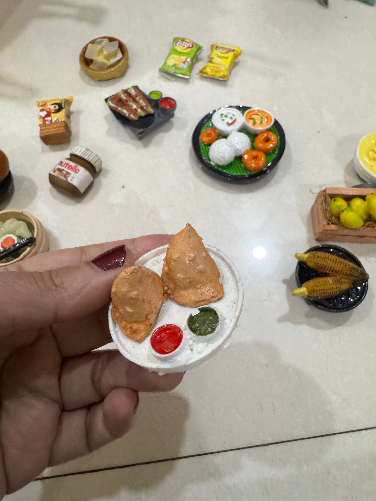 Samosa Miniature Fridge Magnet