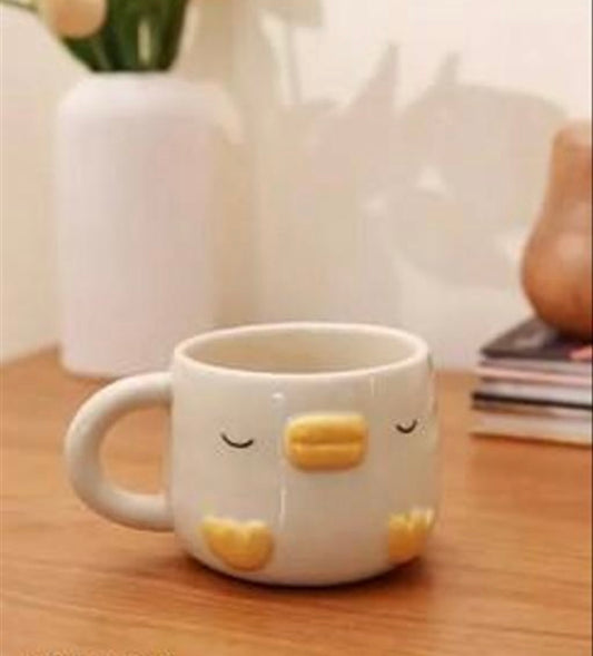 Adorable Sleeping Duck Cup