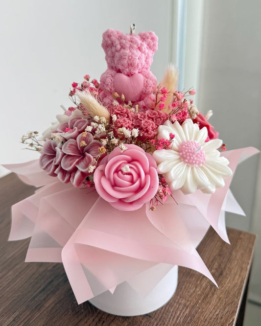 Luxe Assorted Candles Bouquet Gift Box