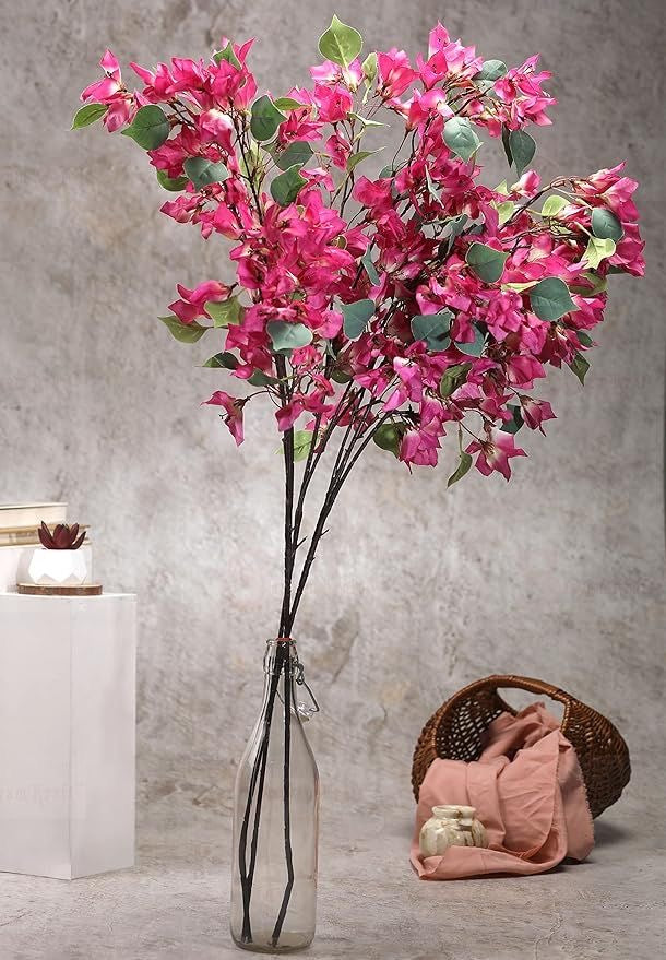 Artificial Pink Bougainvillea Flower Sticks