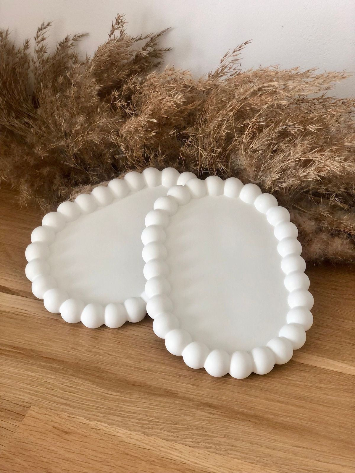 Decorative Multipurpose Oval Bubble Trinket/Jewelry Tray/Dish