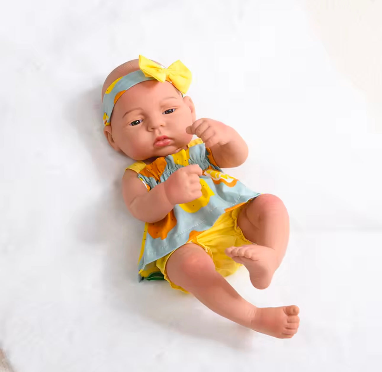 Realistic Newborn Baby Reborn Silicone Doll