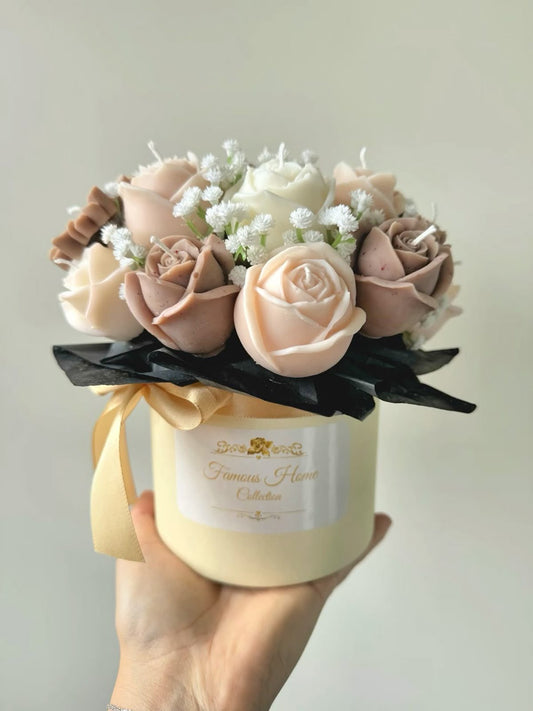 Luxe Assorted Candles Bouquet Gift Box