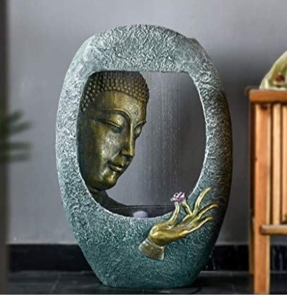 Decorative Buddha Fountain with LED light