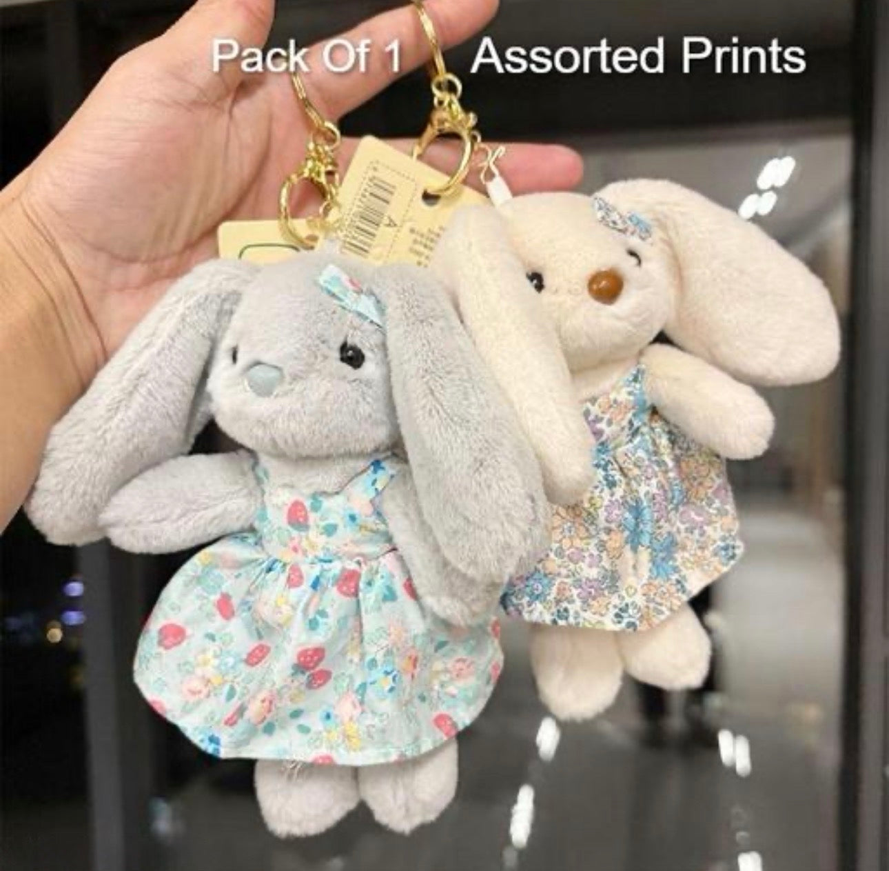 Cute Rabbit Plushy Bag Charm
