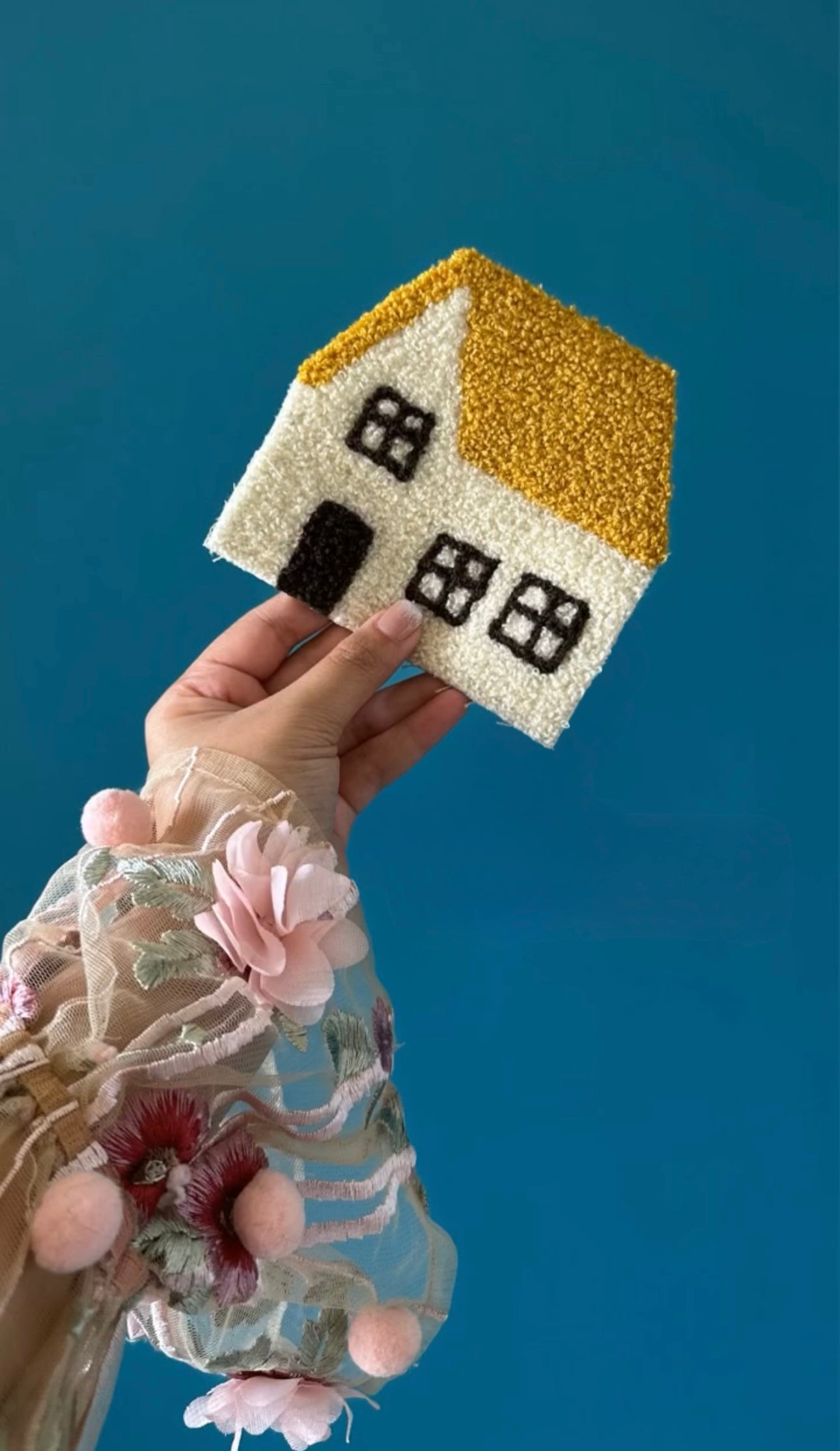 Exclusive Quirky Handmade Punch Needle Mug Rugs / Coasters